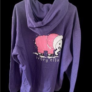 ivory ella plus size hooded sweatshirt